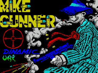 Gun.Smoke title screen for ZX Spectrum